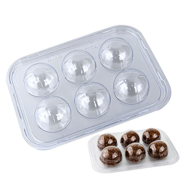 6 Cavities Clear Candy Case BWB (10 count)